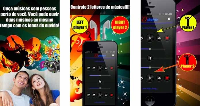 Double Music Player for Headphones (Foto: Divulgação/Double Music Player for Headphones) Double Music Player for Headphones (Foto: Divulgação/Double Music Player for Headphones)