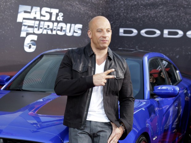 Vin Diesel na première do filme ‘Velozes e Furiosos 6’ em Los Angeles, nos Estados Unidos (Foto: Fred Prouser/ Reuters)