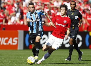 Luan Rodrigo Dourado Grêmio Inter Internacional Gre-Nal  (Foto: Lucas Uebel/Grêmio)