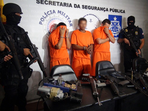 Suspeitos Salvador (Foto: Divulgação / SSP)