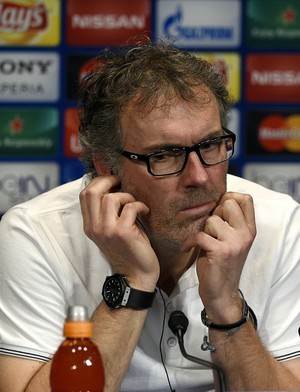 Laurent Blanc Verratti PSG Liga dos CampeÃƒÂµes (Foto: AFP)