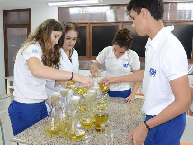 Estudantes produzem repelente natural Natal (Foto: Divulgação)
