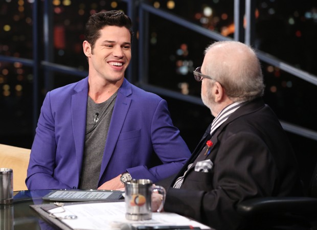 José Loreto é entrevistado por Jô Soares (Foto: Divulgação/TV Globo)