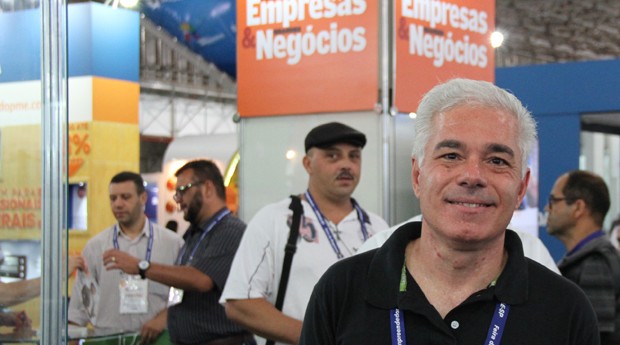 André Melo: "A feira me atiça a ter um novo negócio" (Foto: Fabiano Candido)
