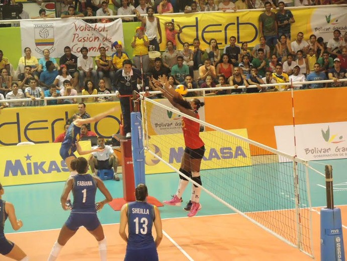 Sul-Americano feminino de vôlei, Brasil x Colômbia (Foto: Fabio Leme)