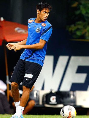 Neymar treino Santos (Foto: Ricardo Saibun / Divulgação Santos FC)