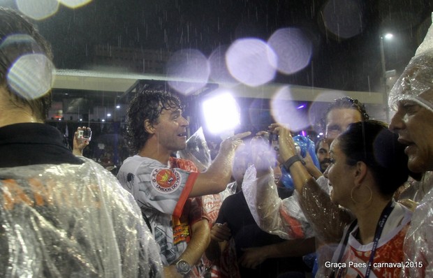 Guga e Rafael Nadal na dispersão (Foto: Graça Paes/ Foto Rio News)