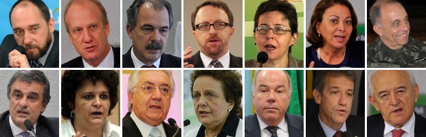 14 últimos ministros anunciados para o segundo mandato de Dilma VALE ESSE (Foto: Editoria de Arte/G1)