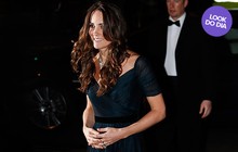 Look do dia: Kate Middleton usa longo azul em noite de gala