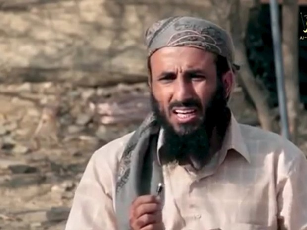 Naser al-Wahishi, líder da Al-Qaeda morto em ataque dos EUA (Foto: IntelCenter via AP)