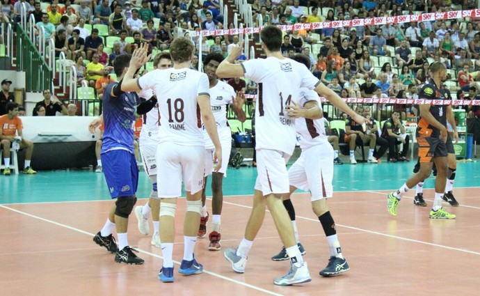 Maringá, Juiz de Fora Vôlei, Superliga Masculina (Foto: Rodrigo Araújo/Copel Telecom Maringá Vôlei) Maringá, Juiz de Fora Vôlei, Superliga Masculina (Foto: Rodrigo Araújo/Copel Telecom Maringá Vôlei)