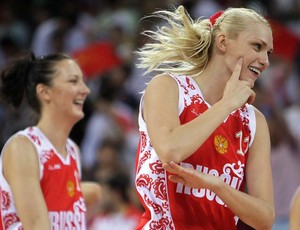 Maria Stepanova, jogadora russa de basquete (Foto: agência AFP)
