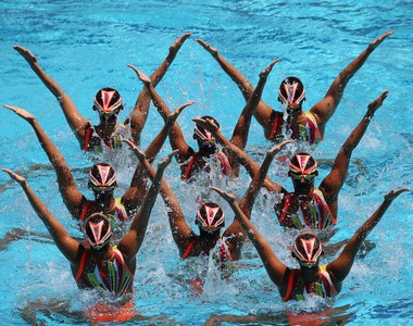 Equipe Japão nado sincronizado (Foto: Satiro Sodré/ SSPress/CBDA)