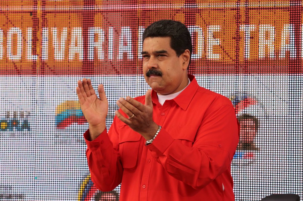Maduro acusou EUA de pressionarem por 'intervenção global' na Venezuela (Foto:  Miraflores Palace/Reuters)