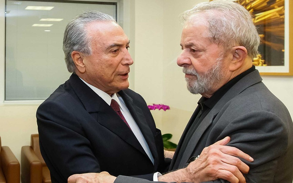 Presidente Michel Temer e Lula  (Foto: Beto Barata / Presidência da República)