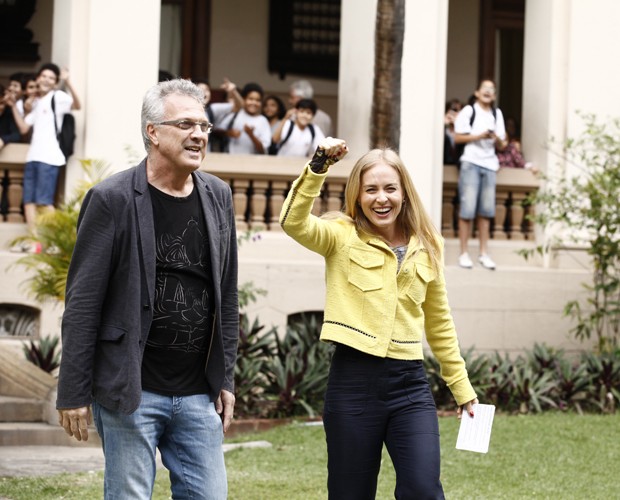 Angélica entrevista Pedro Bial (Foto: Tv Globo/Inácio Moraes)