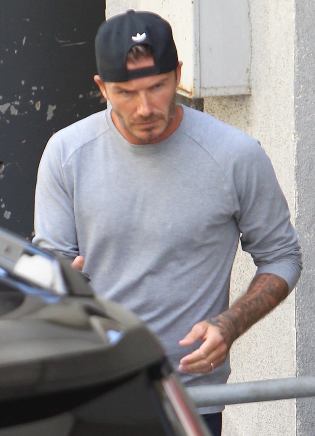 X17 - David Beckham em Los Angeles, nos Estados Unidos (Foto: X17online/ Agência)