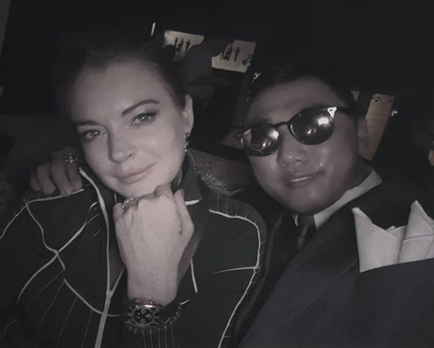 Lindsay Lohan e Je-Yong Ha (Foto: Reprodução/Instagram)
