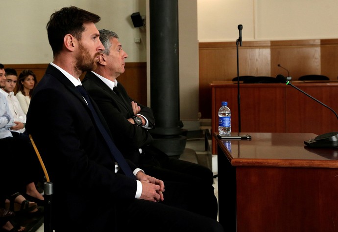 Messi foi ouvido no último dia 2 de junho, em audiência realizada na Espanha (Foto: Reuters)
