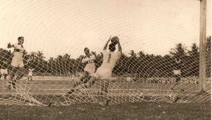 CRB x CSA, em 1952 (Foto: Arquivo/Museu dos Esportes)