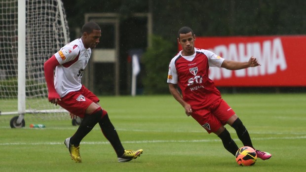 Paulo Miranda e Lucas Evangelista - são paulo (Foto: Rubens Chiri / saopaulofc.net)