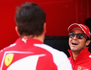 Felipe Massa e Fernando Alonso GP da Espanha (Foto: Getty Images)