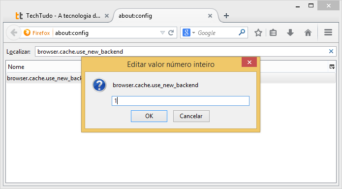 Ativando o cache HTTP (Foto: Reprodução/Helito Bijora)