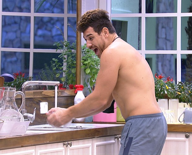 BBB às 11h40m do dia 02/04. (Foto: Big Brother Brasil)