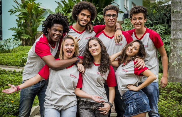 Alunos do Colégio Dom Fernão na nova temporada de Malhação (Foto: João Cotta/Globo)