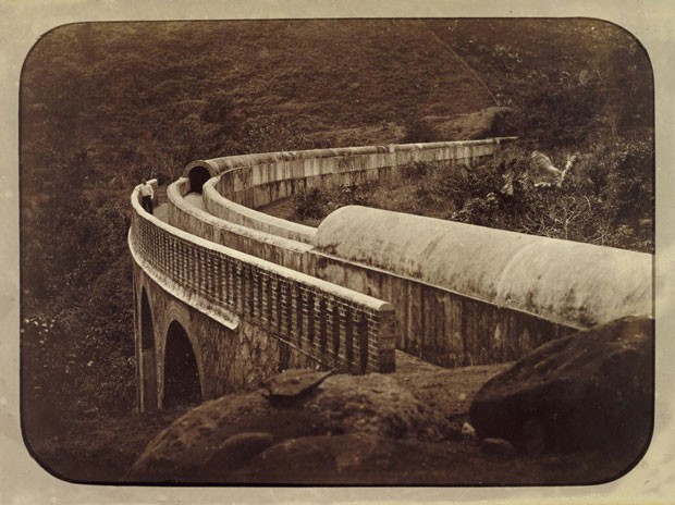 'Aqueducto do Rio Sto. Antonio - Ponte Curva', do brasileiro Marc Ferrez (Foto: Cortesia/Getty's Open Content Program)