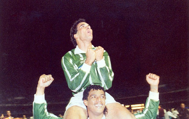 Paulistão 1993 Tonhão Edmundo Palmeiras (Foto: Vidal Cavalcante / Agência Estado)