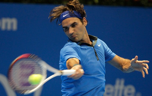 Roger Federer x Thomaz Bellucci tênis (Foto: AP)