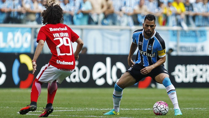Maicon Valdívia Grêmio Inter Gre-Nal (Foto: Lucas Uebel/Divulgação Grêmio)