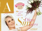 Ana Maria Braga aparece vestida de noiva em capa de revista