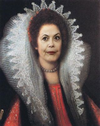 Dilma rainha (Foto: Arte: Antônio Lucena)