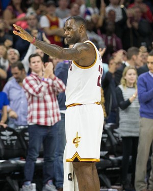 NBA - Philadelphia 76ers x Cleveland Cavaliers - LeBron James (Foto: Bill Streicher / USA Today Sports)