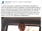 Luana Piovani leva 'puxão de orelha' do Detran SP