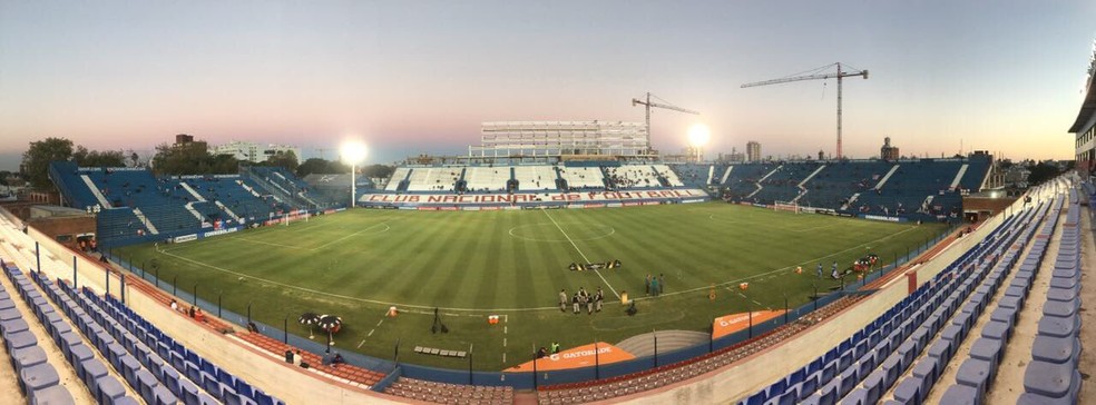 Estádio Parque Central tem ficado cheio nos jogos da Libertadores (Foto: Divulgação/Nacional-URU)