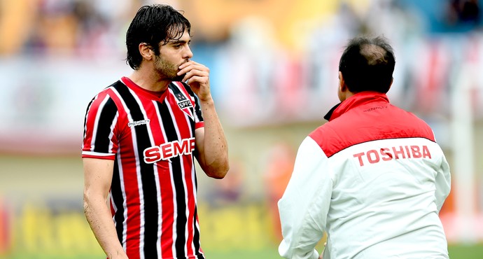 Kaká no jogo São Paulo x Goiás (Foto: Buda Mendes / Getty Images)