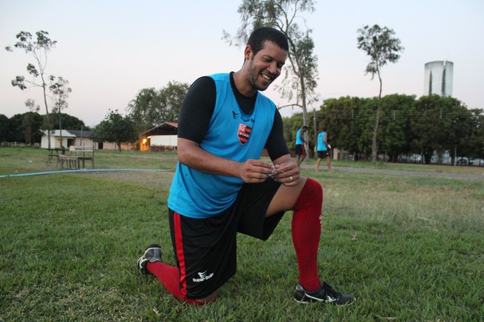Raphael Freitas - Atacante Flamengo-PI (Foto: Renan Morais/GLOBOESPORTE.COM)