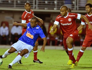 Borges na partida do Cruzeiro contra o Internacional (Foto: Pedro Vilela / Ag. Estado)