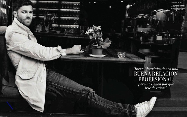 Reprodução revista Vanity Fair Xabi Alonso real madrid (Foto: Reprodução / Revista Vanity Fair)