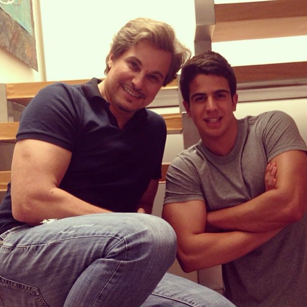 Enzo e Edson Celulari (Foto: Instagram / Reprodução)