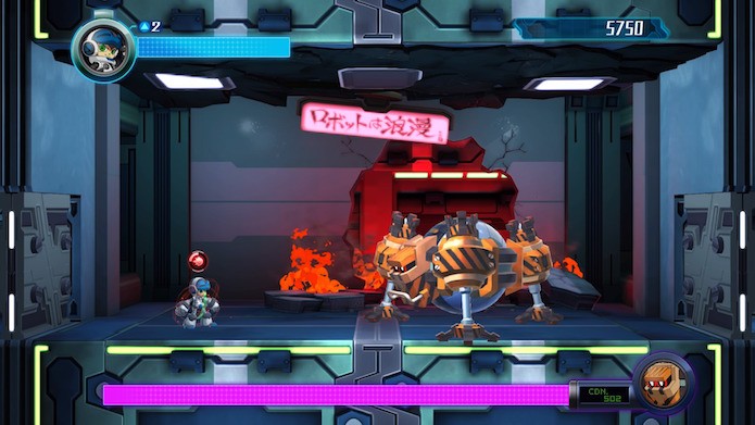 Mighty No. 9 é desafiador na medida certa (Foto: Reprodução/Victor Teixeira)