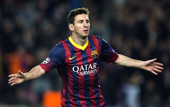 Messi gol Barcelona jogo Manchester City (Foto: EFE)