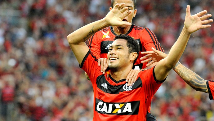 Hernane gol jogo Flamengo e Cruzeiro (Foto: Alexandre Vidal / Fla Imagem)