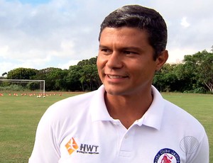 Emerson Pereira, técnico do Jacuipense (Foto: Imagens/TV Bahia) Emerson Pereira, técnico do Jacuipense (Foto: Imagens/TV Bahia)