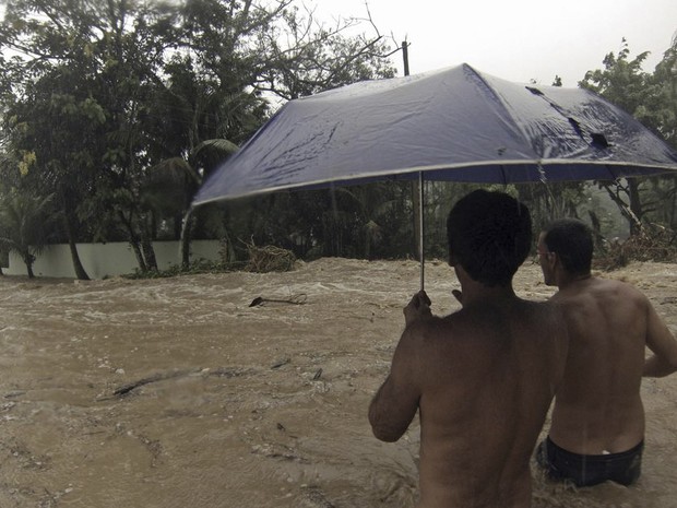 Chuva forte põe São Sebastião em estado de alerta (Foto: Jorge Mesquita / Arquivo Pessoal)