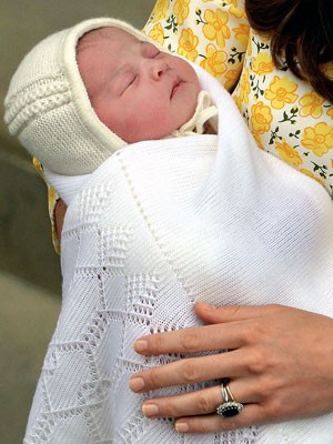 princesa real bebê real (Foto: John Stillwell/AP)