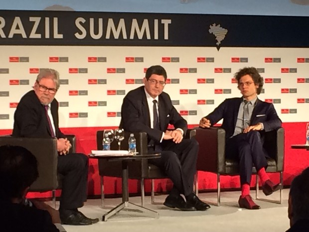 Ministro Joaquim levy participa de evento em São Paulo (Foto: Taís Laporta / G1)